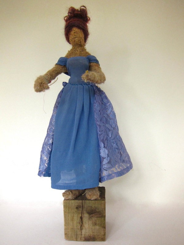 Doll in a blue dress